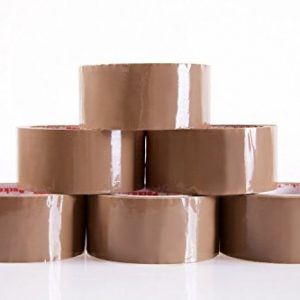 Bruine BOPP plakband 48 mm x 66 m