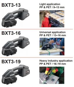 Batterij-omsnoeringsapparaat Signode BXT3 assortiment