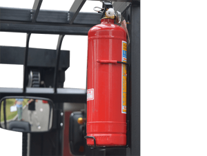 Elektrische heftruck houder voor brandblusser