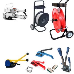 Accuspanapparaat TES PRO 12-16mm (1/2″-5/8″) voor PP/PET omsnoeringsband incl. 2 batterijen & lader
