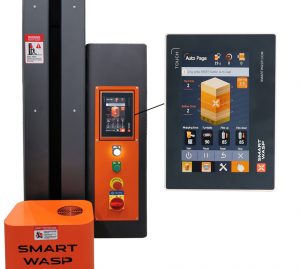 Intelligente Palletwikkelaar SMARTWRAP X2 PRE-STRETCH scherm