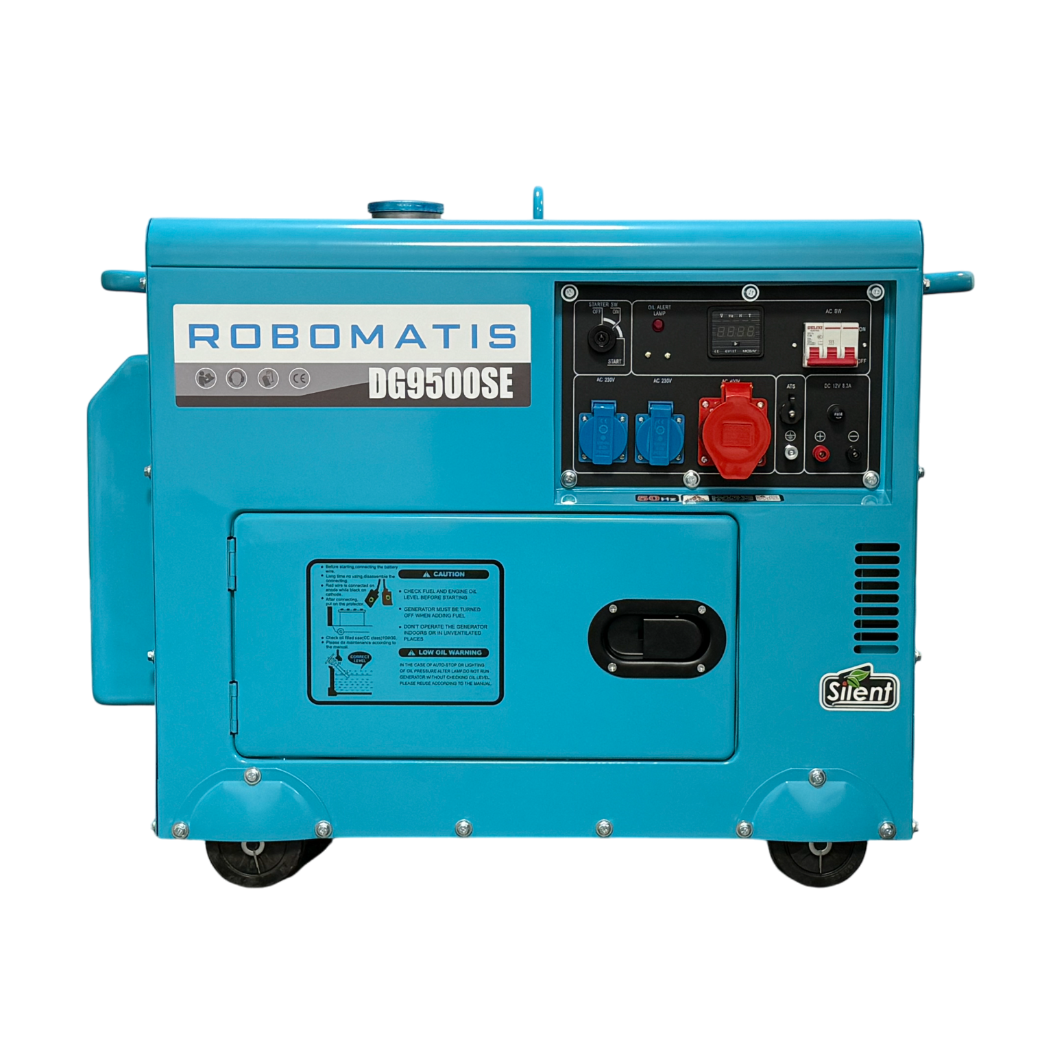 Stille diesel aggregaat 7kW