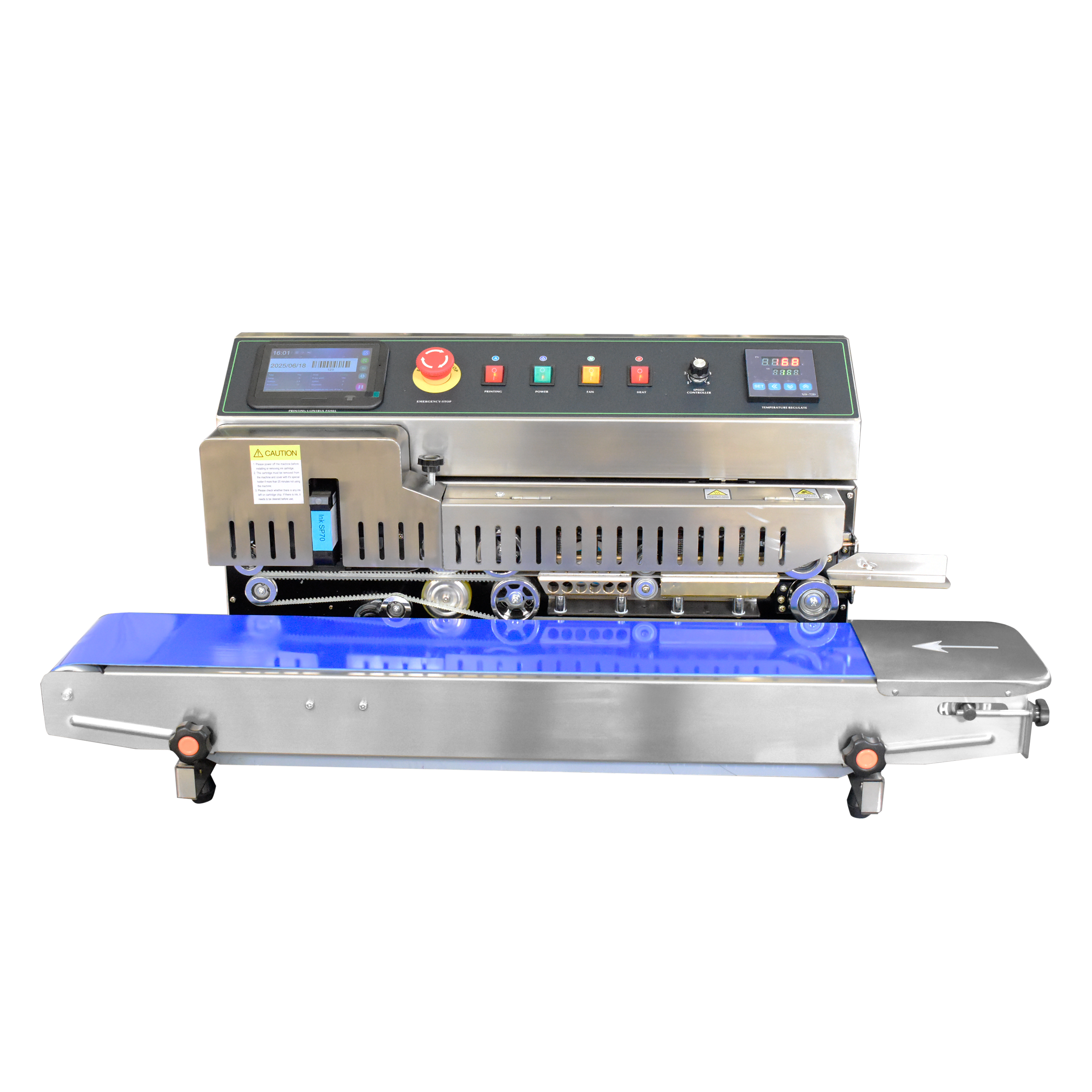 F150PM bandsealer met inkjetprinter