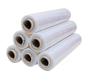 Transparante handwikkelfolie, 500 mm breed, op 3 kg rollen