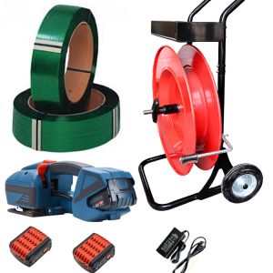 Batterij omsnoeringsset TES PRO 12-16mm met 2 batterijen en lader
