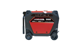 SIGG9 inverter generator, bedieningspaneel met stopcontacten en USB